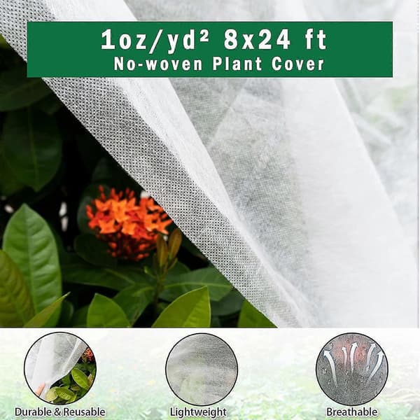 Kasvispeitteet Ze With , 1oz/yd 8ft X 24ft Kuitukangas Fa Kelluva Rivisuoja 1 Setti