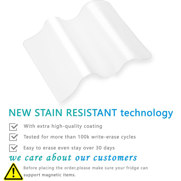 Magnetisk whiteboard-ark - Liten magnetkyl