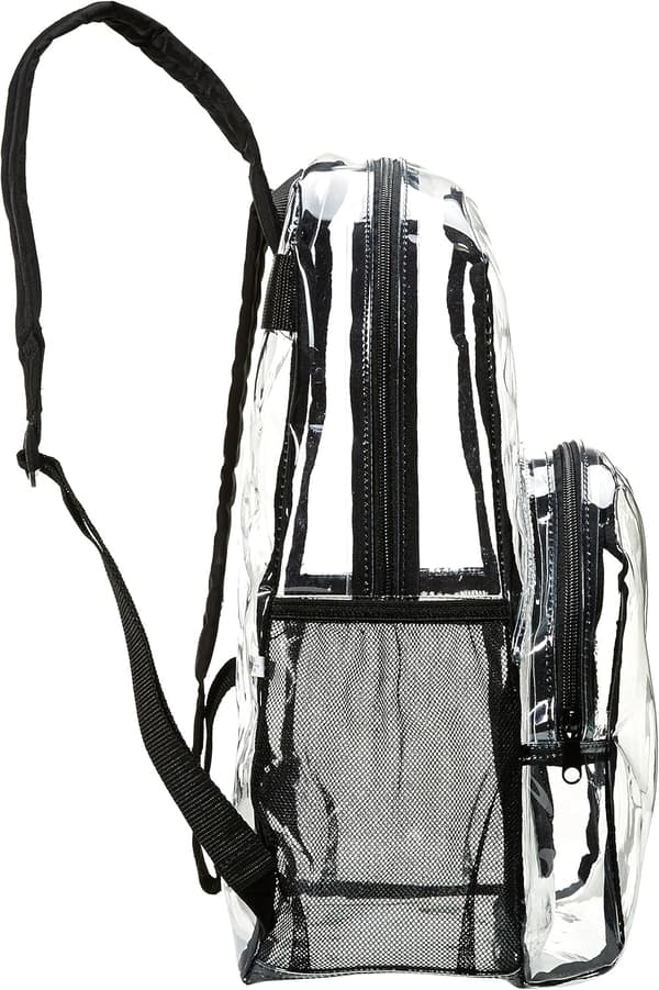 Amazon Basics Skolryggsäck, Transparent, Skolryggsäck