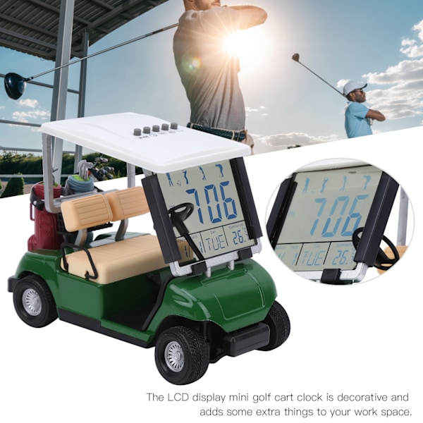 Plastik Golf Evig Kalender Club Car Gave Miniature Golfvogn Ur Tilbehør