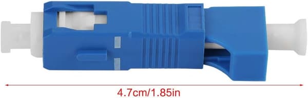 Fiberoptisk adapter, SC hann til LC hunn hybrid singlemodus fiber