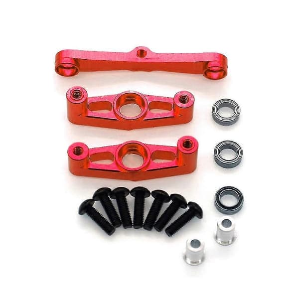 Metallstyremontering med lager for -02 Tt02 Tt02b Tt02t 1/10 Rc Bil Oppgraderingsdeler