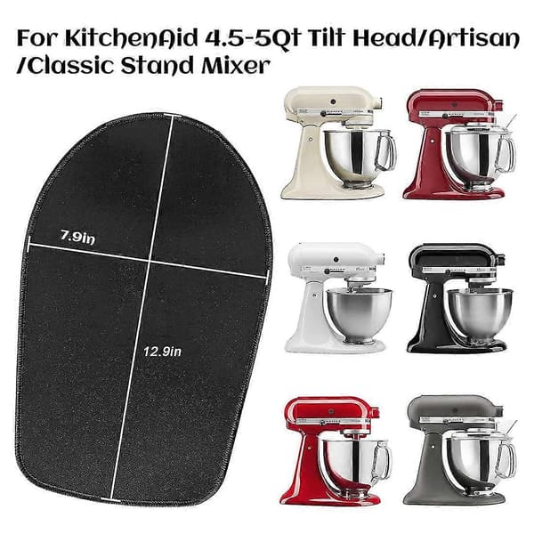 Mixer Glideunderlag med 4 stk. ledningsoprul, glideunderlag til køkkenmaskiner, til køkken