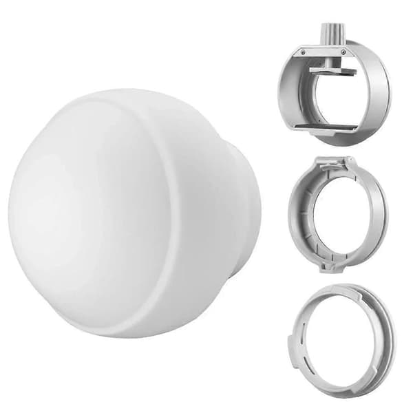 GW-Photography belysningsoppgradering med ML-CD15 universell diffusorkuppel softbox-sett for kamerablits