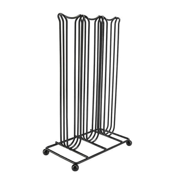 Kaffekapselkarusell, solid jernmateriale, elegant design, kaffekapselholder for enkel tilgang, plassbesparende design for hjemmekaféer (krom)