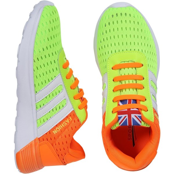 Skotråder uten knyting for barn og voksne, elastiske skotråder for sneakers