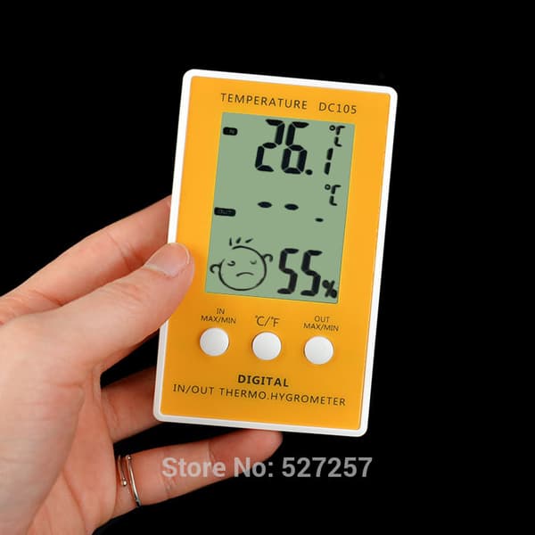 Auton lämpömittari sisä- ja ulkolämpötilan LCD-digitaalinäyttö
