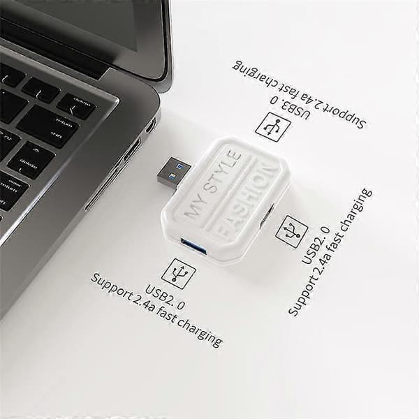3-i-1 USB C Hub Adapter Typ C Till -kompatibel USB 3.0 Adapter För Laptop PC Tillbehör Smartphone