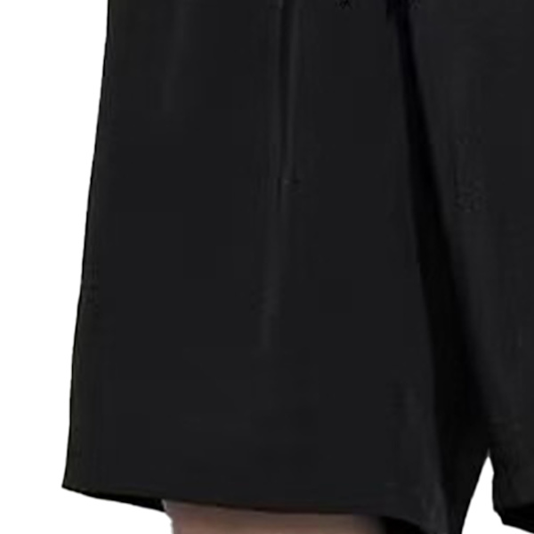 2XL Svarte Athletic Shorts med Bokstavtrykk for Menn - Casual IsSilke Elastisk Midje Trenings Basketball Shorts med Lomme