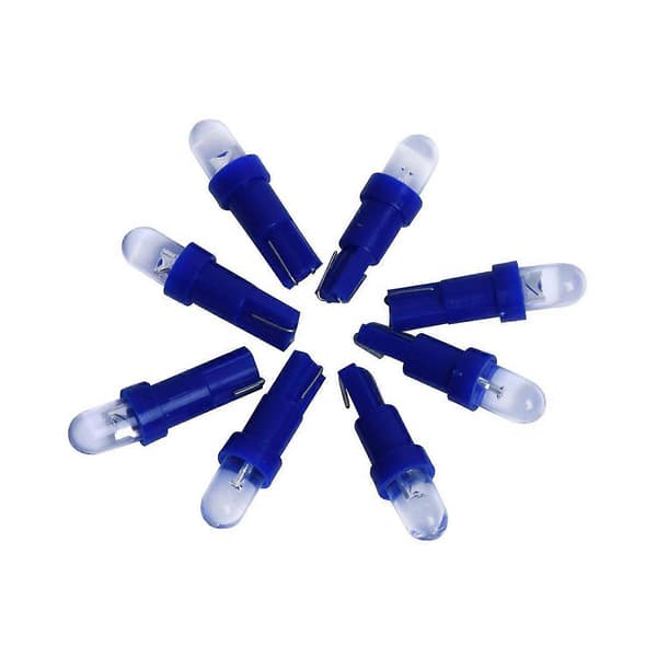 20 X DC 12V LED Punainen/Sininen Polttimo Kojelauta T5 Lamppu Autoihin