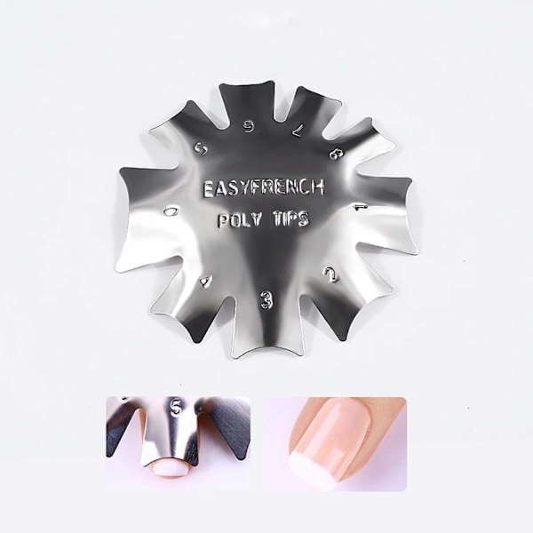3 stk. Acryl Trimmer Edge Trimmer Fransk Smile Line Kant