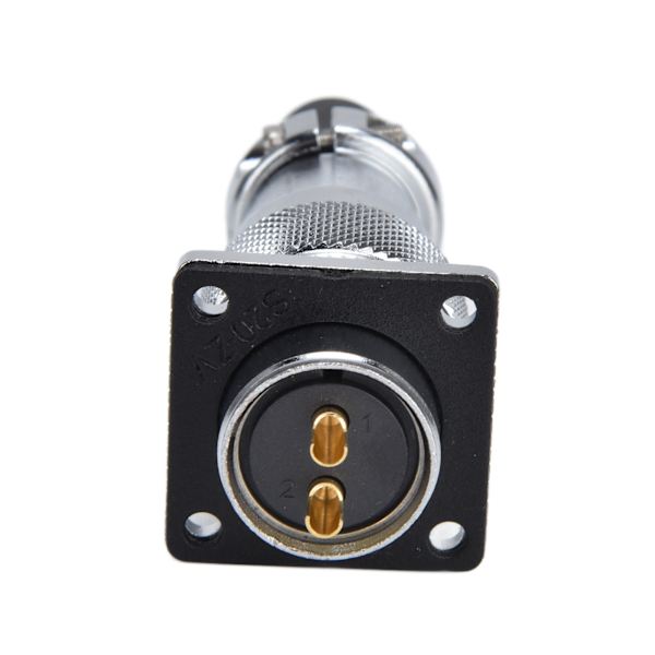 Aviation Connector Han-stik Han-kontakt Vandtæt 2 Pins LED Industrielt Udstyr 500V WS20