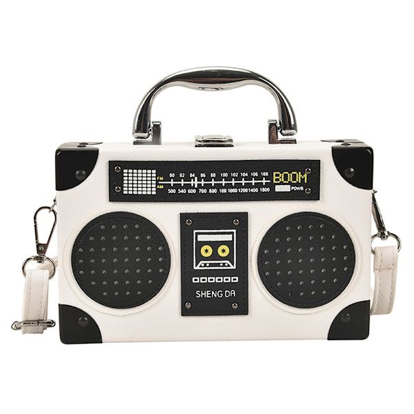 Retro radio-stil taske, elegant PU aften taske, eksklusivt