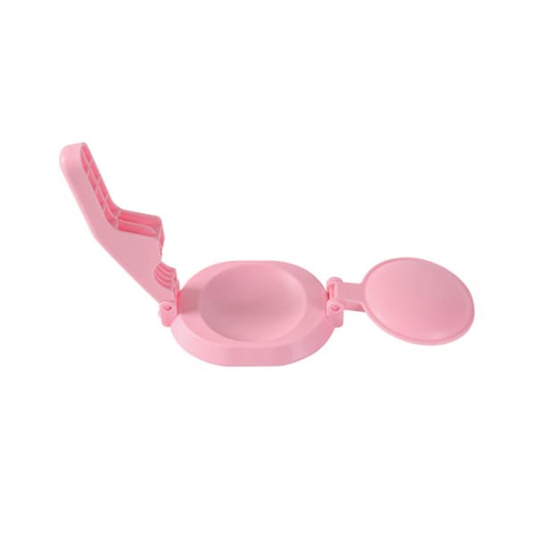 Dobbeltlags Ravioli Maker, 1 stk Rosa Automatiske Ravioliformer