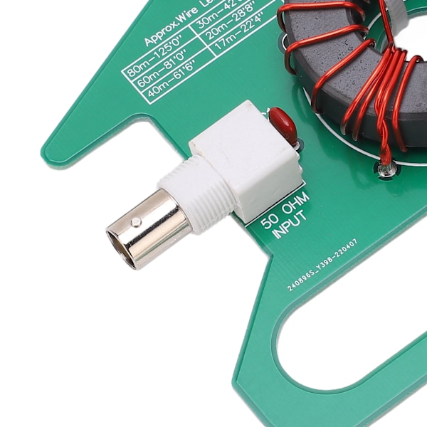 Balun PCB Afbalanceret til Ubalanceret Transformer 49:1 Kortbølge Tuning Fri Antenne 5‑35MHz