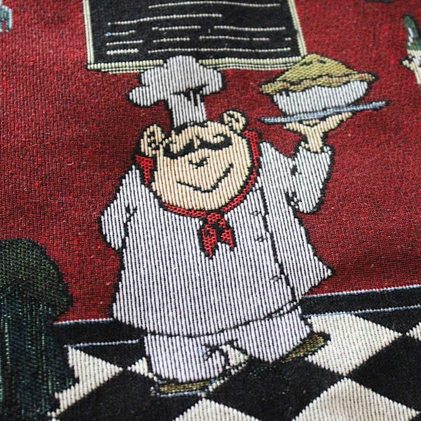 Chef Køkken Dekoration og Tilbehør, Glad Chef Bordløber m