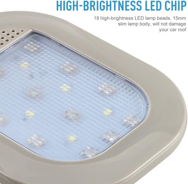 Bil LED Indvendig Loftlys, USB Genopladelig 8 Farver LE