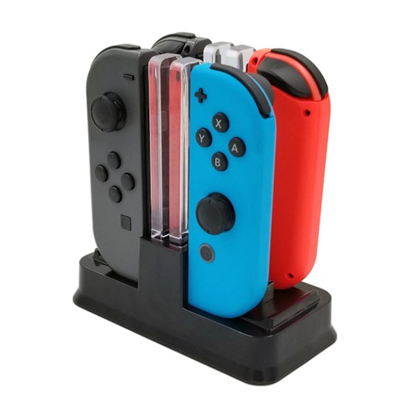 Laddare för Switch Pro-kontroller för Nintendo Switch Laddningsdockningsstation Stativ med LED-laddningsindikator