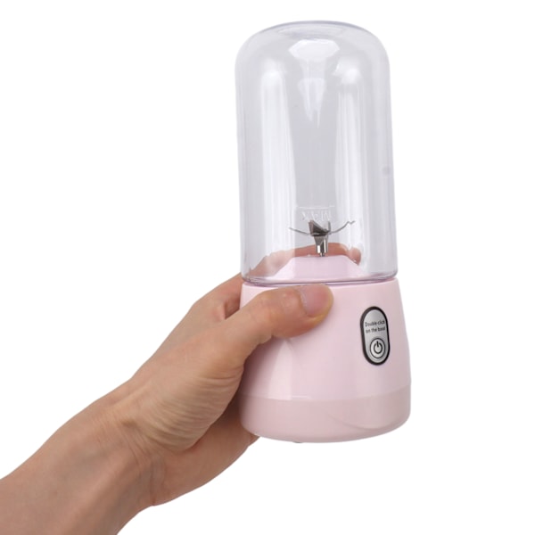 USB Uppladdningsbar Blender, Pålitligt Material, Lätt att Använda För Din Dagliga Rutin Och Utomhusäventyr (410ml)