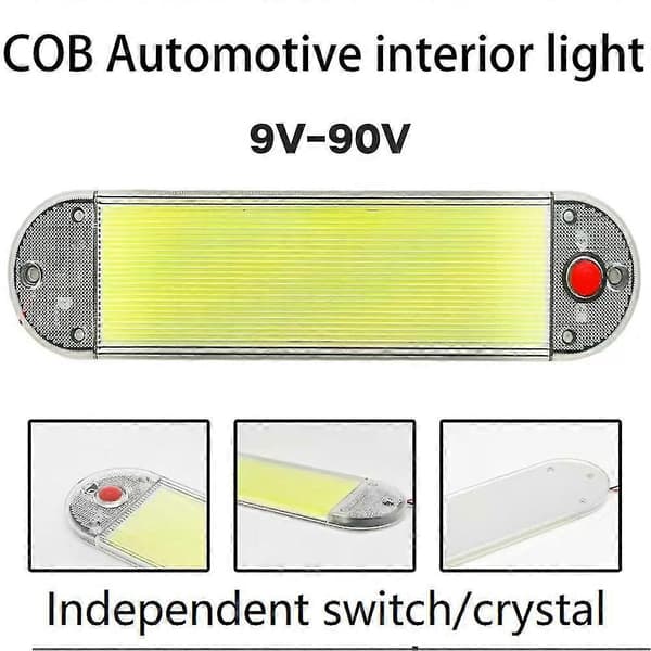 LED Innvendig Panel Lys Dekorativ Belysning Med Bryter RV Taklamper For Lastebil Båt RV Dome Li