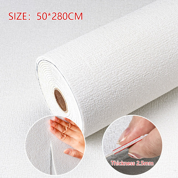 Teksturert Tapet 50x280cm Selvklebende Tapet for Vegger