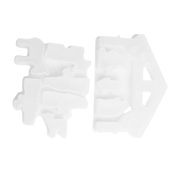 Silikoneforme, Julekrybbe Silikoneform, Julekrybbe Figurer Silikoneform, 2-pak DIY Håndværkssæt til Lys, Resin, Gips