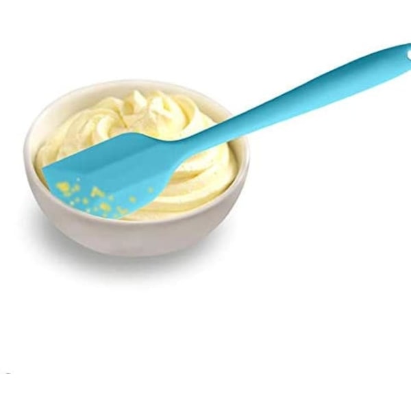 Mångsidig kökskompis, värmebeständigt silikonspatelset, non-stick silikonverktyg av livsmedelskvalitet, hållbar design i ett stycke, flexibel BPA-fri