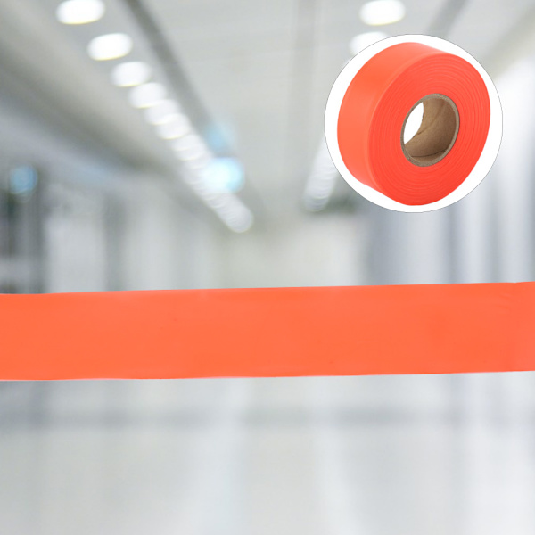Hög synlighet camping markering band rulle försiktighetstejp (orange)