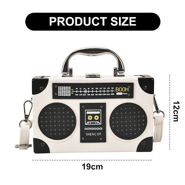 Retro radio-stil taske, elegant PU aften taske, eksklusivt