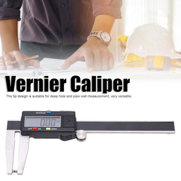 Digital Bremseskive Caliper Elektronisk Display Nonius Spids Lineal Måleværktøj