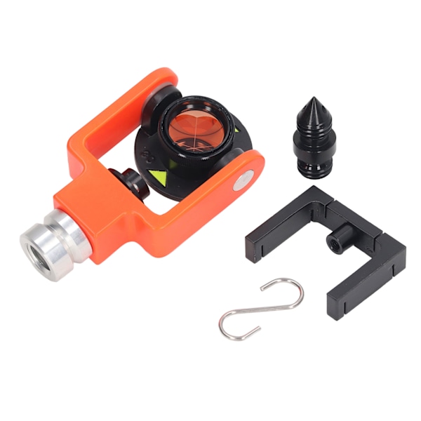 Mini Prismasystem Kit Reflektor Tjock Kopparbelagd för Totalstation med S-krokfäste för Teknisk Undersökning