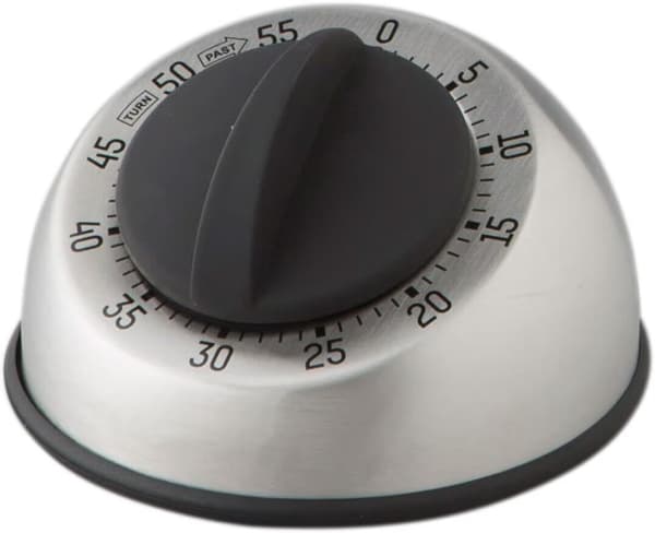 Mekanisk timer i rustfrit stål til skole, læring, projekter