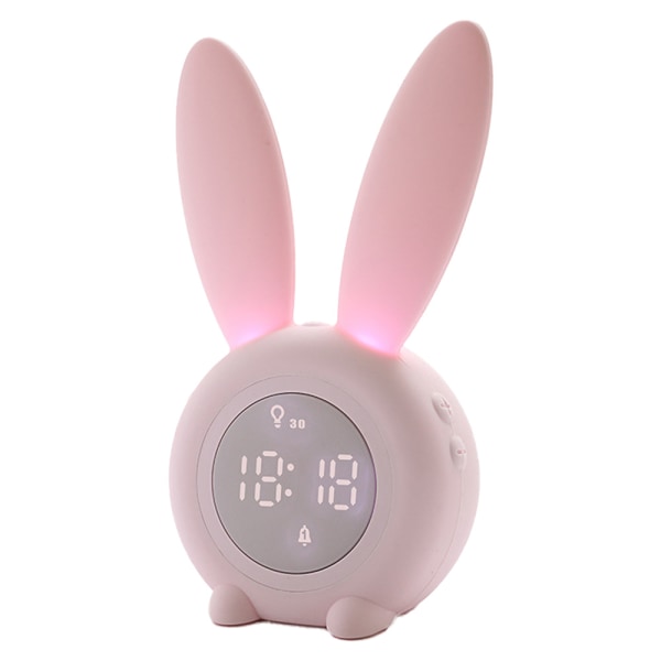 Barnväckarklocka Bunny Digital väckarklockor, söt väckarklocka Cl