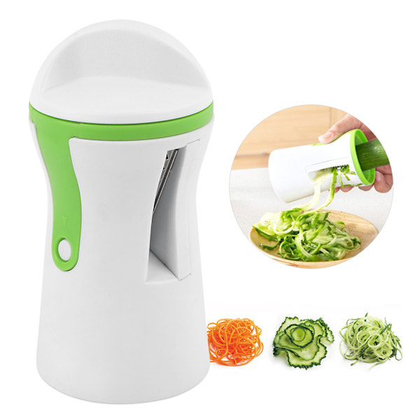 Spiralizer til Grøntsager og Frugt - Spiral Skærer til Gulerødder, Agurker og Zucchini