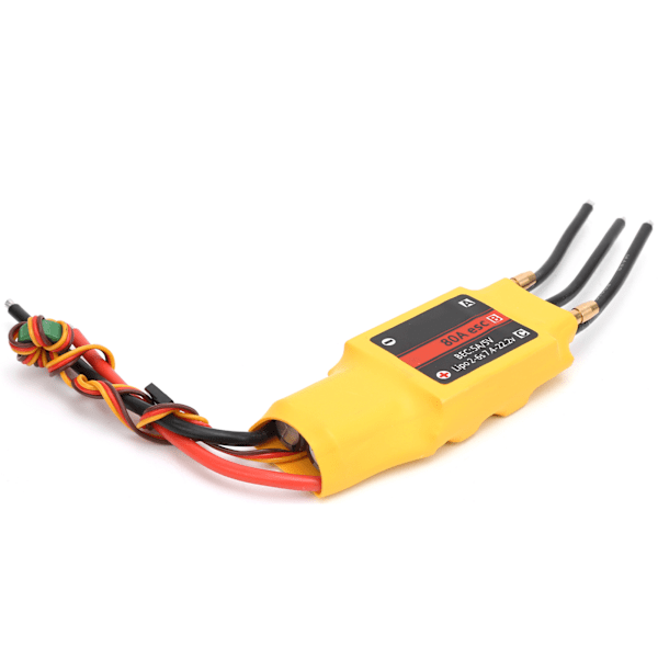 80A 2-vägs vattenkylning borstlös ESC elektronisk hastighetsregulator för RC-båtmodell