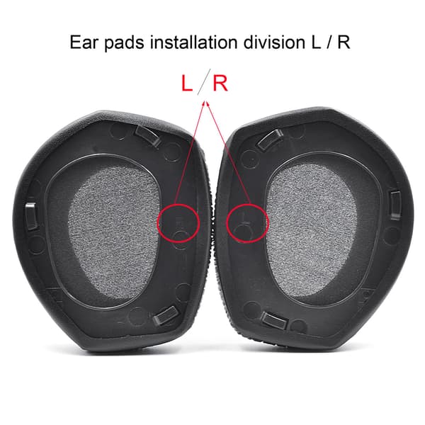Erstatningsøreputer som passer til Sennheiser HDR RS165 RS175 RS185 RS195