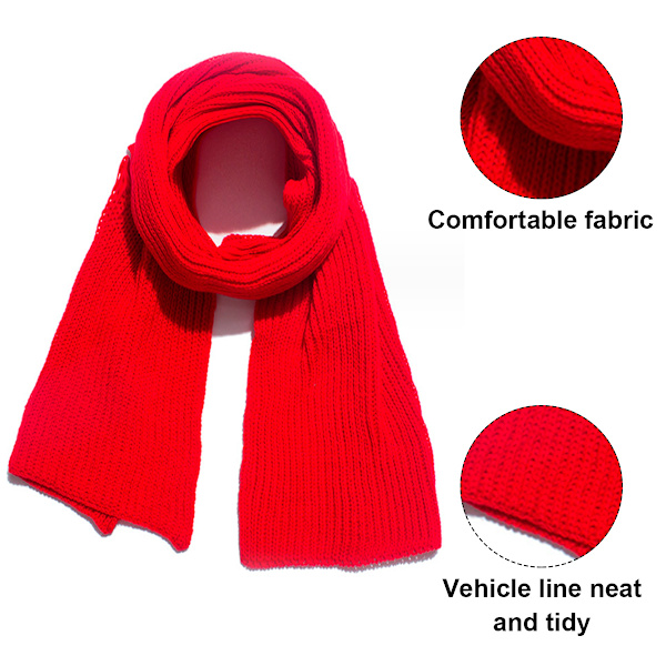 Kvinnor och män vinter tjock kabel stickad wrap chunky lång varm