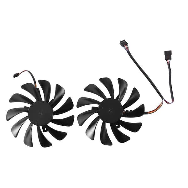 2 stk./sett 95 mm GPU-kjølevifte for Rx 590, Rx 580 Gts grafikkort