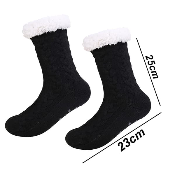 Fuzzy Sutsko Strømper Fluffy Hyggelige Vinter Varme Strømper.