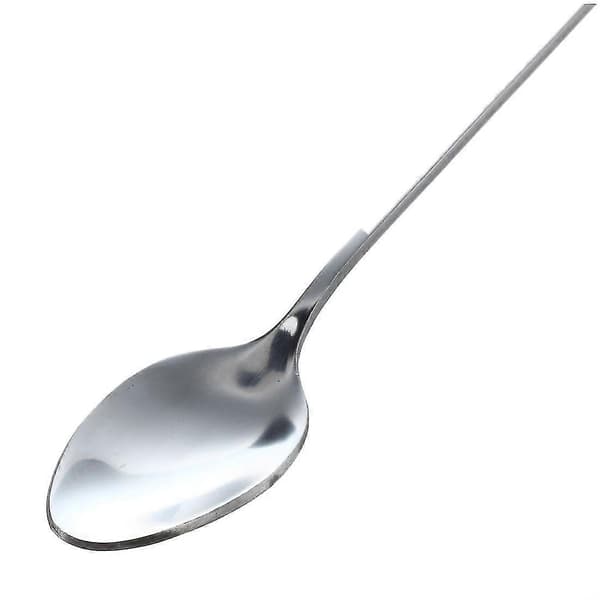 10\" Rustfritt Stål Bestikk Langt Skaft Scoop Teskje