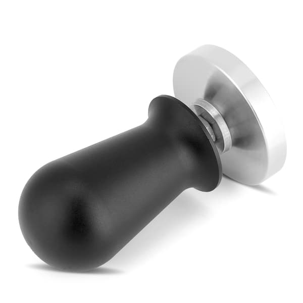 Profesjonell Kaffetamper, Multi-kompatibelt espressomaskintilbehør med flat base i rustfritt stål, Ergonomisk giftfri design, Fjærbelastet