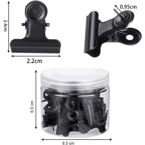 30 kpl Push Pins -kiinnikkeitä, Raskaat Kiinnikkeet Neuloilla, Luovat