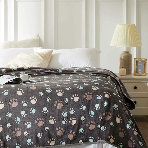 Hundeteppe Hundepot Dyremadras---Stor Hundepot Mørkegrå--70*80CM