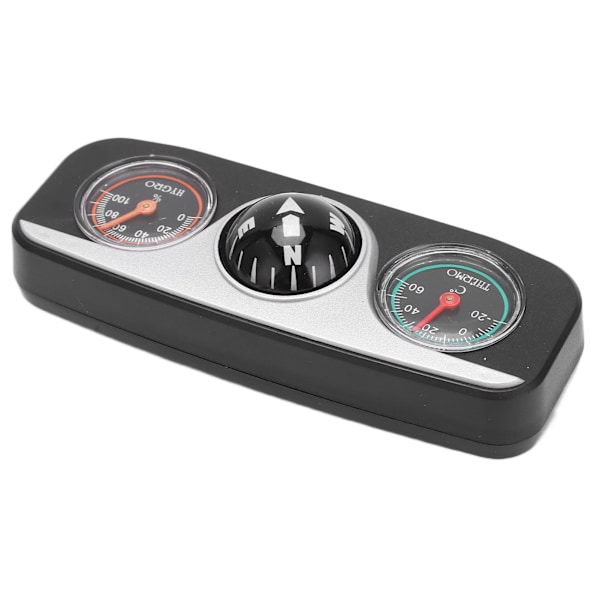 LC‑3 3 i 1 Bilnavigasjons Dashbord Multifunksjonelt Kompass Termometer Hygrometer Dashbord