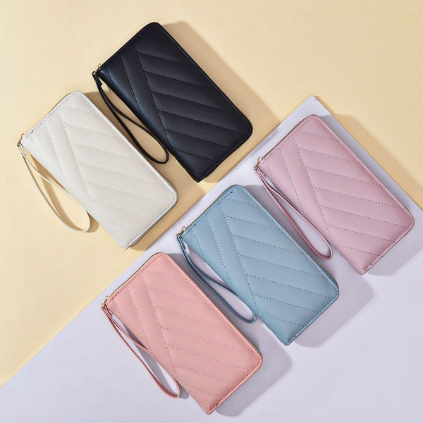 Plånböcker för kvinnor, PU-läder korthållare bifold plånbok, stor