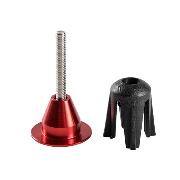Røde 2 par aluminiumslegering cykelendestykker, cykelstyr endestykker