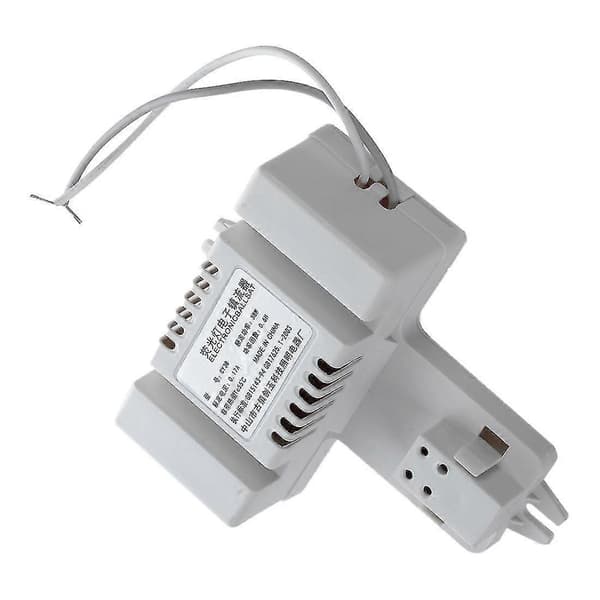 Vit plastkåpa 4-stifts 2D-lysrörsballast AC 220V 0,19A 38W