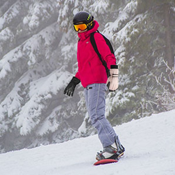 Udendørs skihandsker til mænd vinter plus fløjl tyk ridning varm