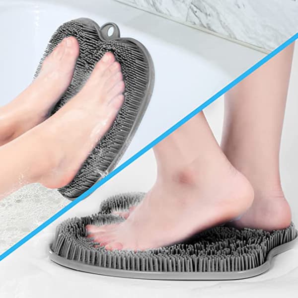 Stor Duschfotborste, Duschfotskrubb - Rengör, Exfolierar