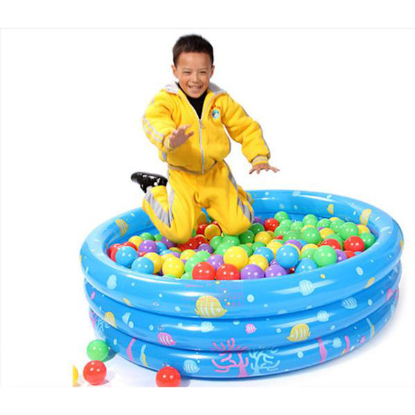 Paddlingpool för barn, 51 tum rund uppblåsbar barnpool, baby simbassäng, barns utomhus trädgård vattenlek pool för barn